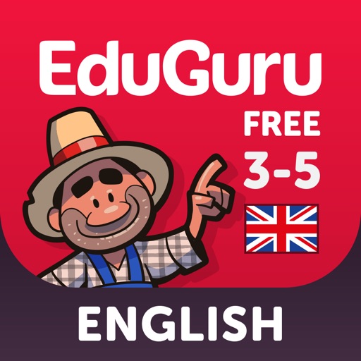 EduGuru English Kids Free 3-5 educational games icon