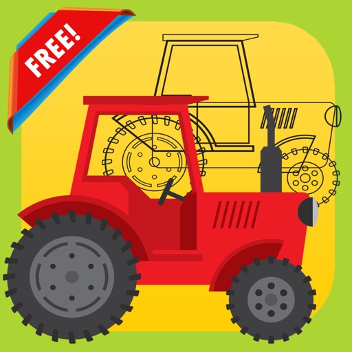 Kids Vehicle Dot to Dot Coloring Book - connect dots coloring pages learning games for any age iOS App