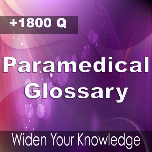 Paramedical Glossary: 1800 Flashcards