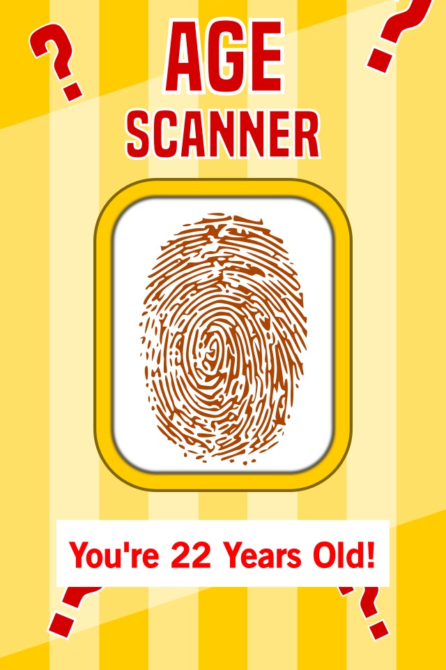 Age Fingerprint Scanner - How Old Are You? Detector Pro HD screenshot 3