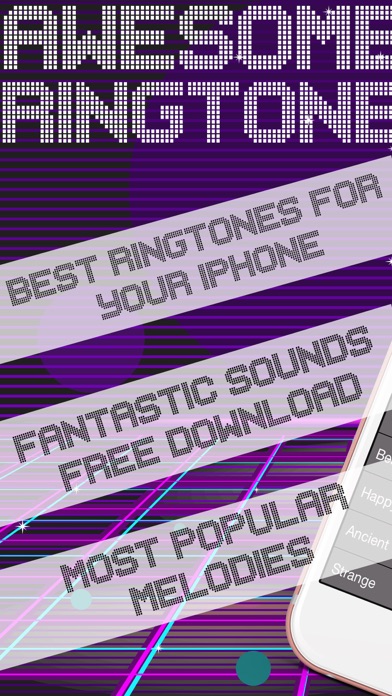 How to cancel & delete Awesome Ringtones Collection for iPhone – Best Sound.s 2016 and the Most Popular Melodies from iphone & ipad 1