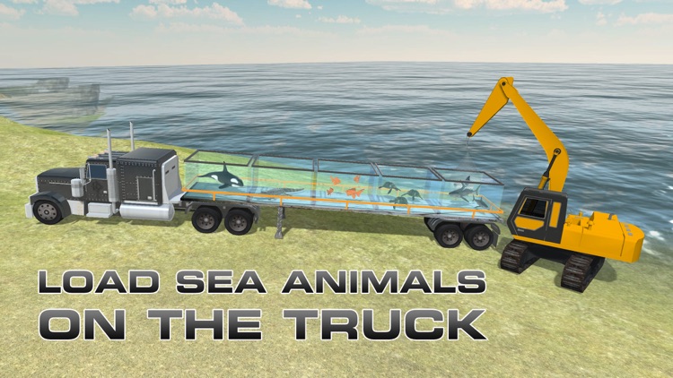 3D Transporter Truck Sea Animal – Ultimate driving & parking simulator game