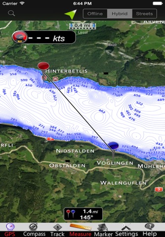 Walen Lakes GPS Nautical Chart screenshot 3