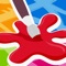 Kids Coloring Book game is designed to learn how to draw and paint with different colors and brushes