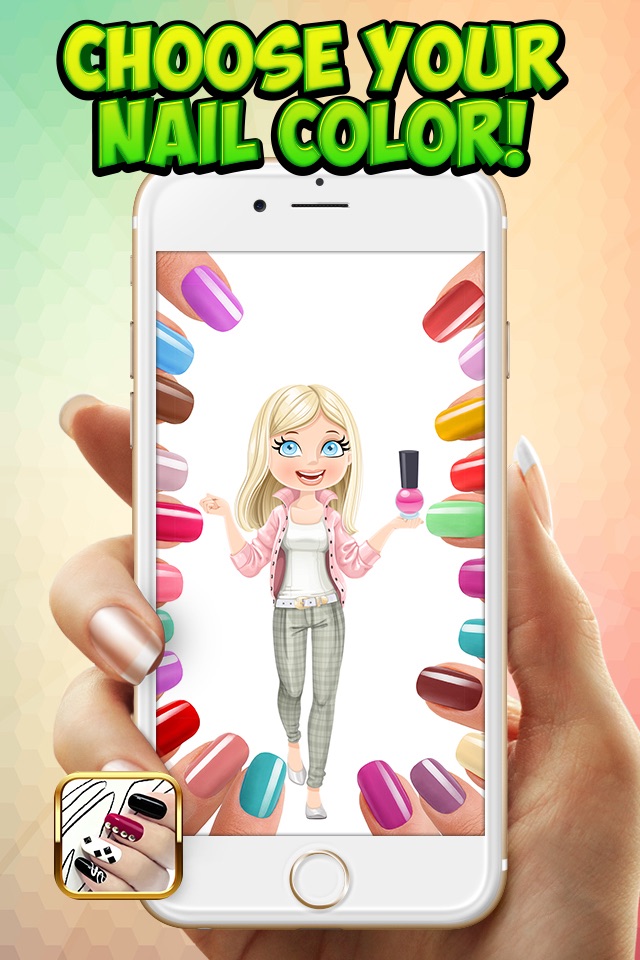 3D Nail Art Game - Beauty Makeover Salon for Fashion Girls with Cute Manicure Design.s screenshot 2