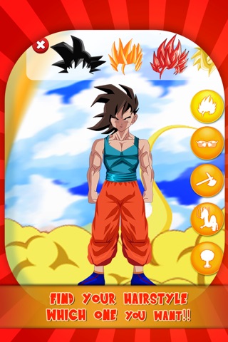 Goku DBZ Hero Dress-Up - Create your Own Super Saiyan Dragon-Ball Z Edition screenshot 3