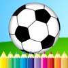 Soccer Football Coloring Book - Sport drawing and painting for kid free game good color HD