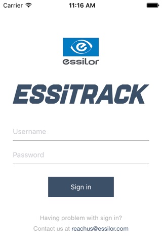 Essitrack screenshot 2