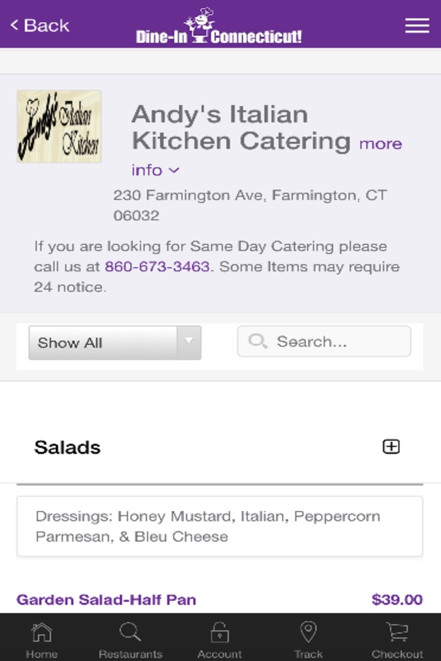 Dine In CT - Food Delivery screenshot 3