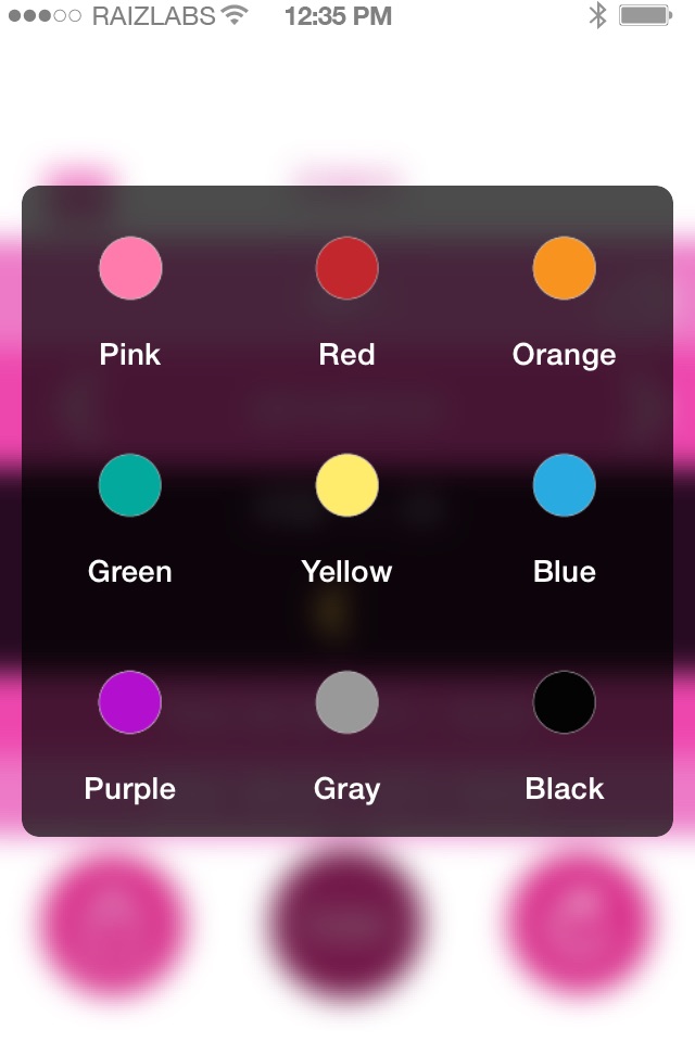 MoonPhaseDiary - select color easiest diary screenshot 3