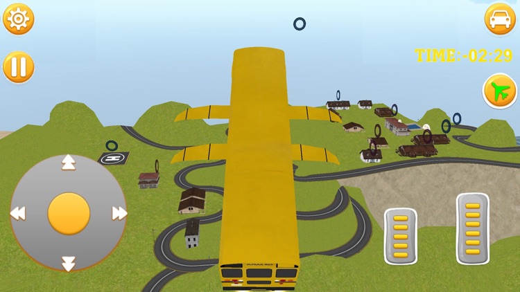 Flying School Bus Parking games