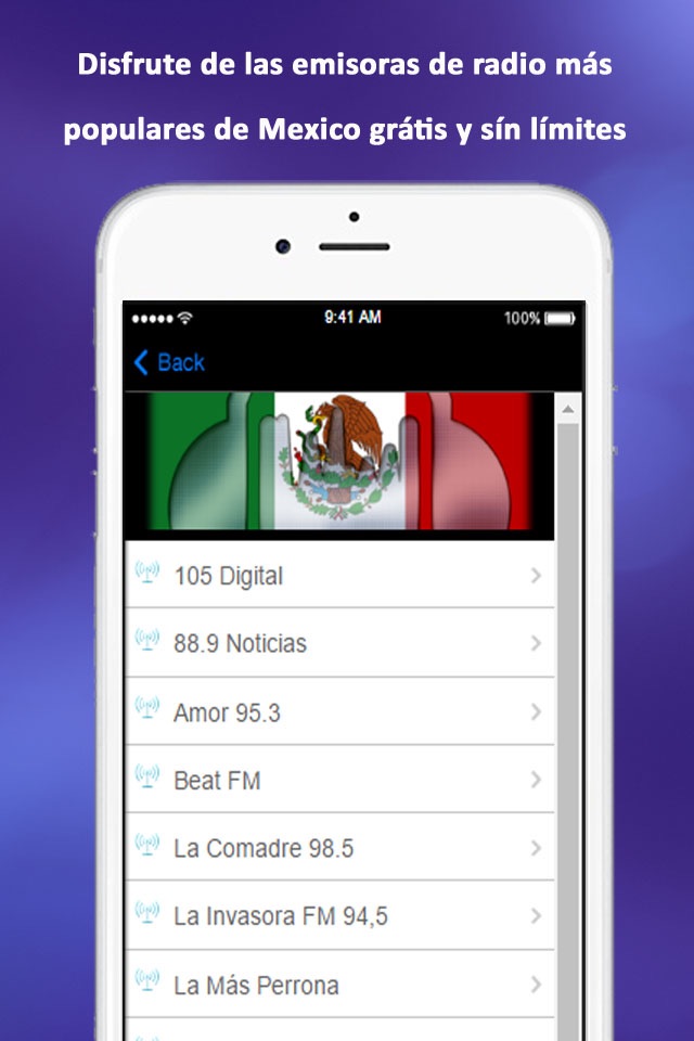 'A+ Mexico Radios- Las Mejores Emisoras de Radio FM/AM screenshot 2
