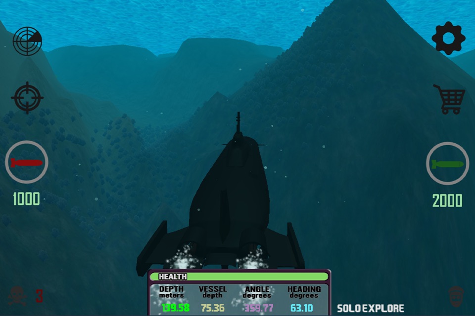 Submarine Sim-ulator MMO FPS - Naval Fleet War-ship Battles screenshot 3