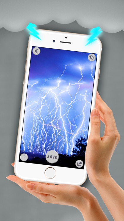 Thunder-Storm Wallpaper – Cool Lightning Lock-Screen & Dark Background Design.s