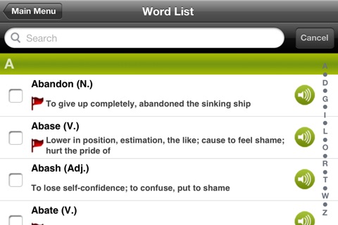 Vocabulary Audio Rehearsal Pro screenshot 2