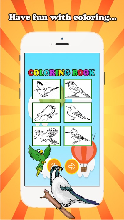 Bird Coloring Book for children age 1-10: Drawing & Coloring page games free for learning skill