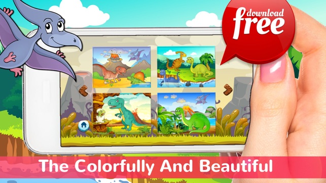 Dinosaurs Jigsaw & Puzzles Games Free For Toddlers(圖4)-速報App