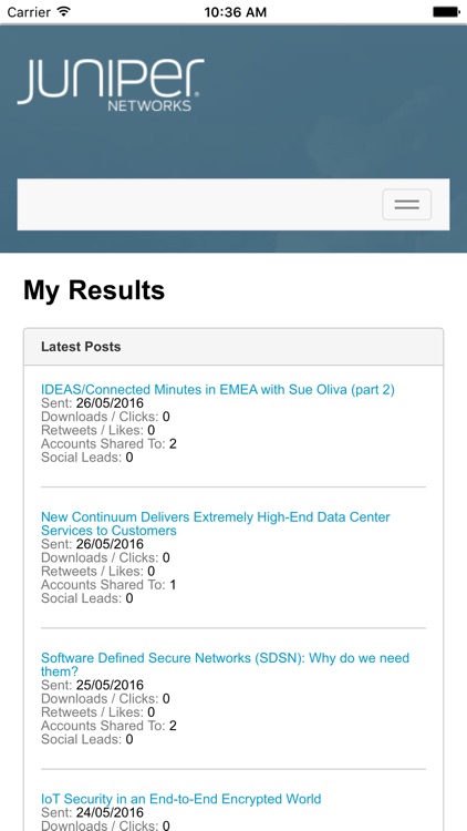 Juniper Networks Social On Demand screenshot-3