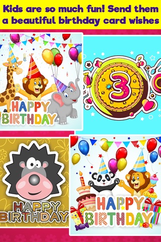 Happy Birthday Cards & Greetings For Kids screenshot 2