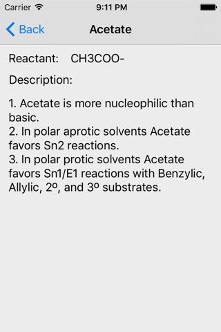Organic Chemistry Nucleophiles and Bases screenshot 2
