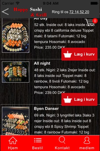 Happy Sushi Frederiksberg screenshot 3
