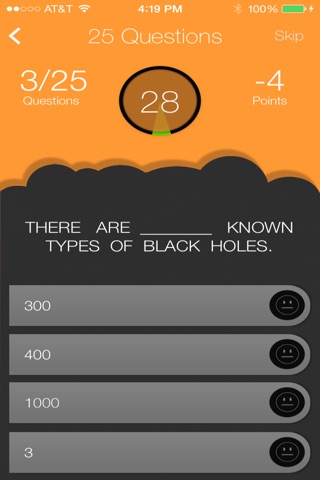 BlackHolesQuiz screenshot 2