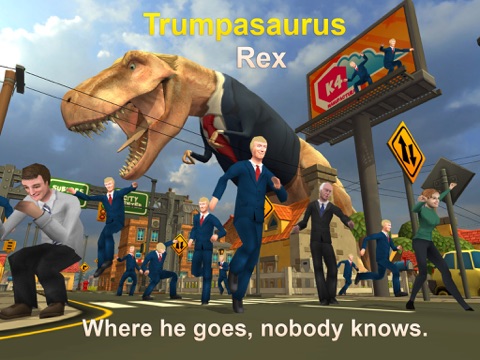 Trumpasaurus Rex на iPad