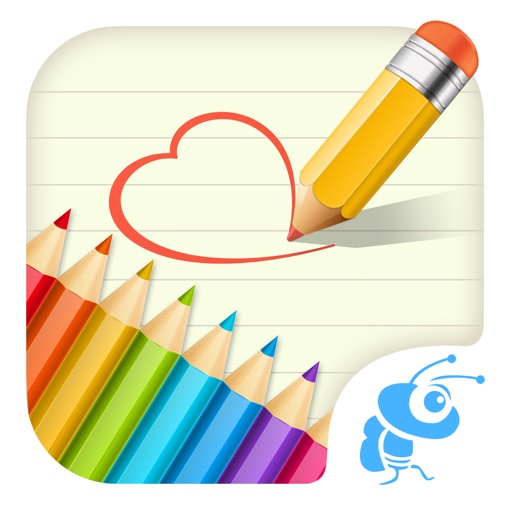 Children’s color drawing board iOS App