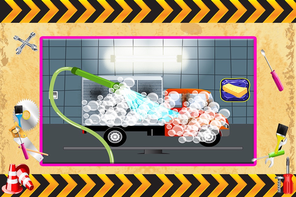 Truck Repair Shop - Crazy mechanic garage game for kids screenshot 2