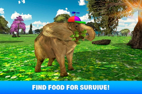 Wild Flying Elephant Simulator 3D Full screenshot 4