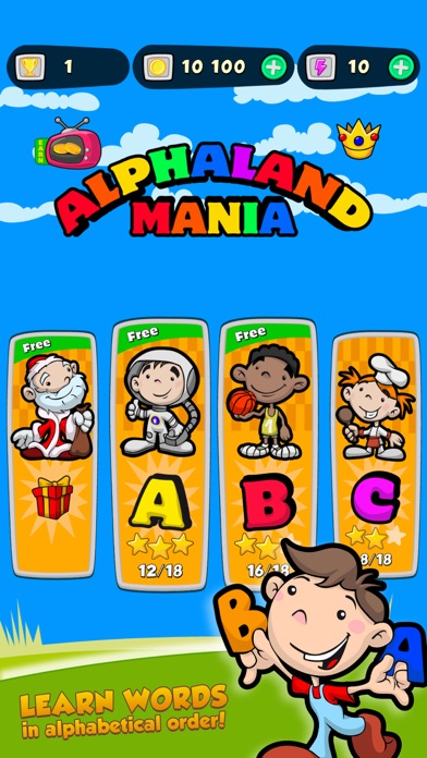 How to cancel & delete Alphaland mania - best funny & educational memory game from A to Z. from iphone & ipad 1
