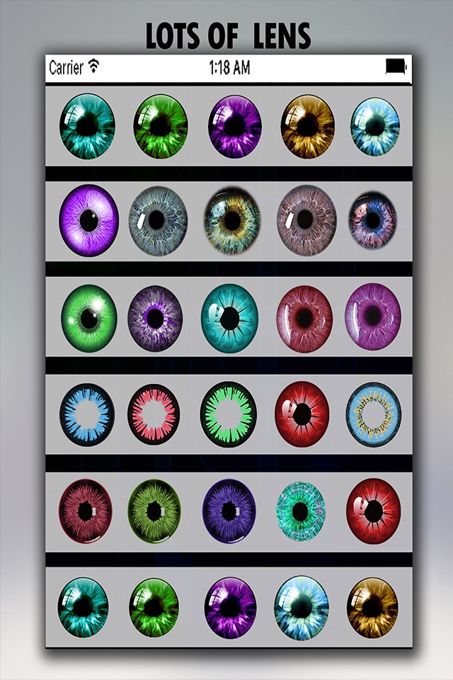 Multi Eye color Editor- Replace Eyes With Colorful Eye Effects & Lens screenshot 3