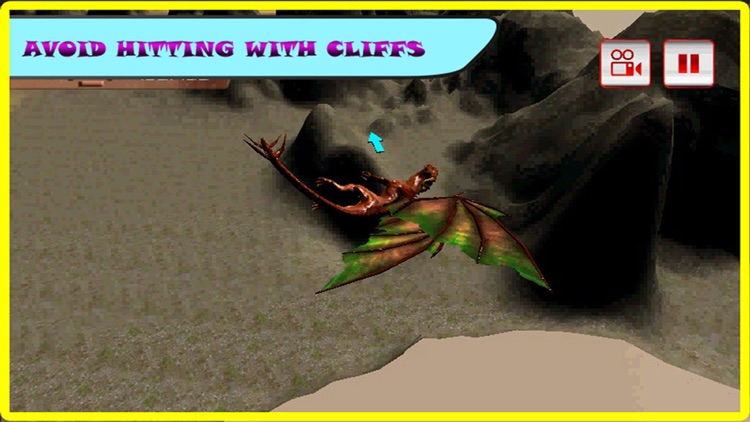 Flying Fire Dragon Flight Simulator 2016 – Train your blaze drake to fight jurassic war village screenshot-4