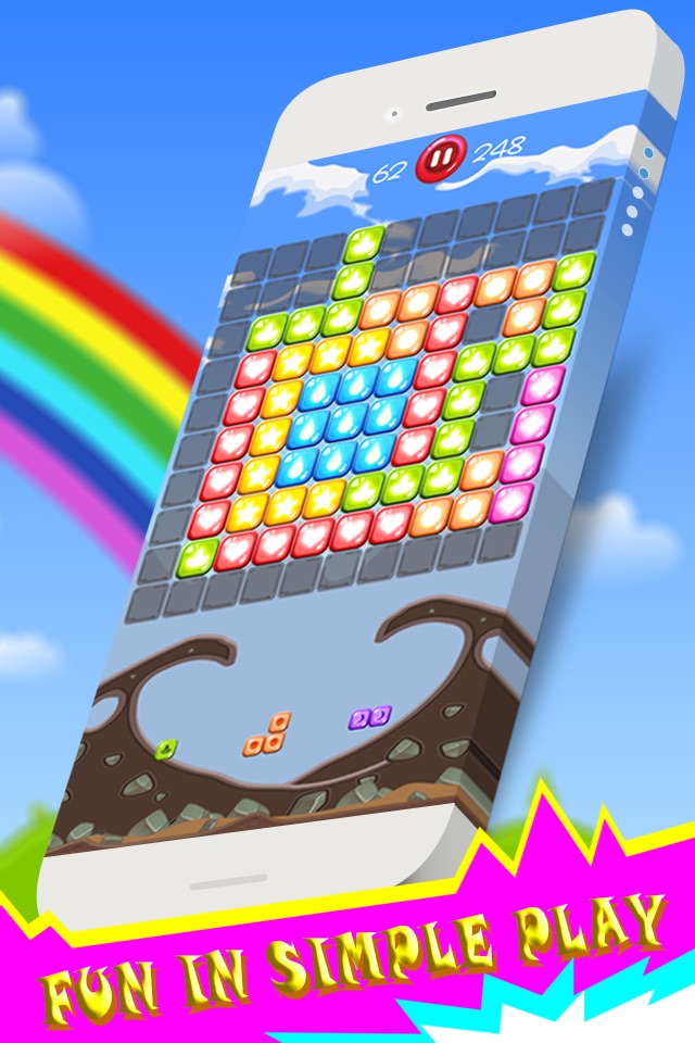 Candy Block Puzzle Classic - A Addictive And Fun 10/10 Grid Game screenshot 3
