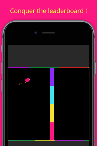 Color Bird - Hop & Switch Between Flop Walls screenshot 2