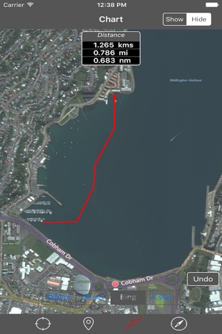 Wellington (New Zealand) GPS screenshot 3