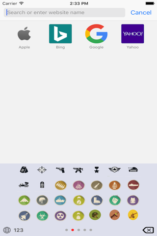 Military Emoji Keyboard screenshot 2