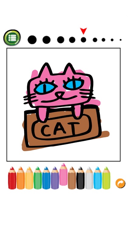 Hand Draw Cat Lover Coloring Book screenshot-3