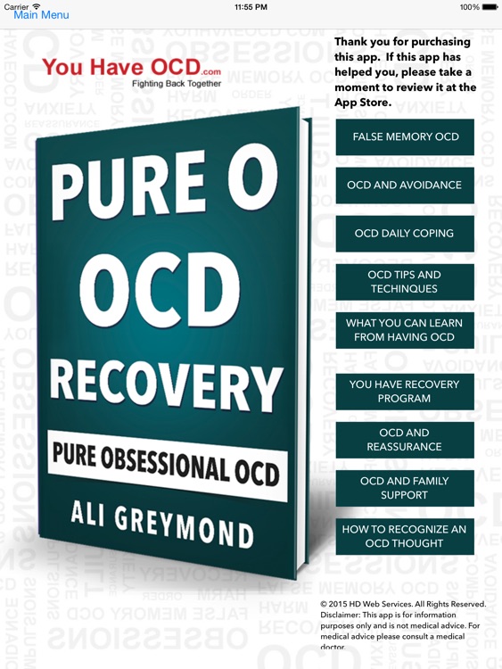 Pure O OCD Recovery HD screenshot-4