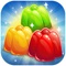 Gummy Pop World Mania - Fun New Free Matching Game, treat hungry gummies to gushing gummies