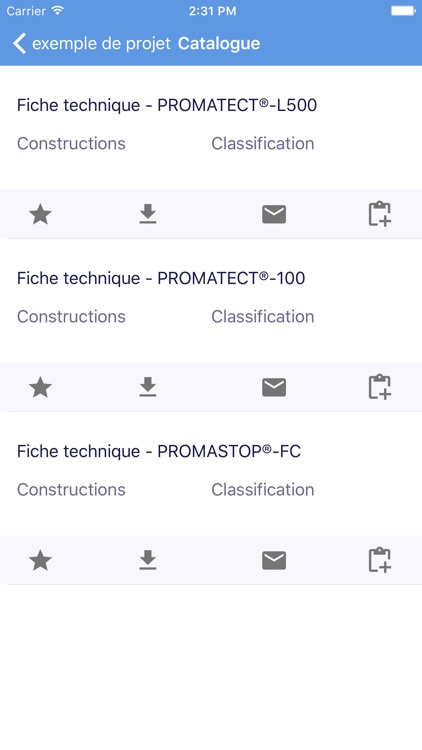 Documentation Promat France