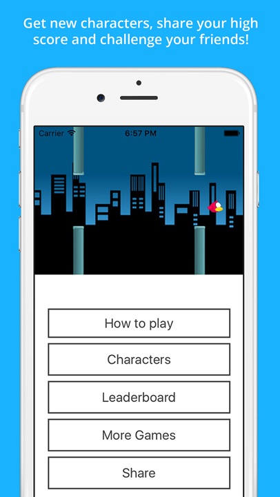 【图】Clumsy Bird – The Trump Jumping And Switch Color Notification Widget Game(截图3)