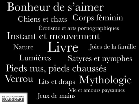 Fragonard amoureux – Le dictionnaire de l’exposition du musée du Luxembourg, Paris. screenshot 4