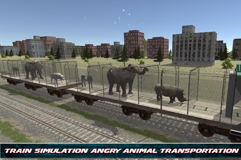 Angry Animals Train Transport 2016 screenshot 4