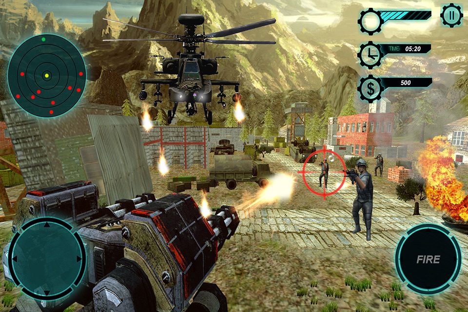 Robot War Military Mission screenshot 3
