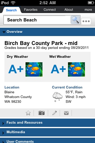 Beach Report Card screenshot 3