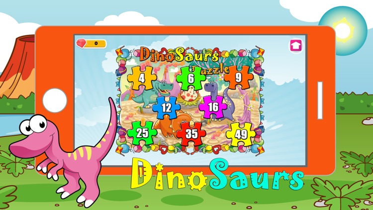 Dinosaur Jigsaw Puzzles Learning Games For Kids