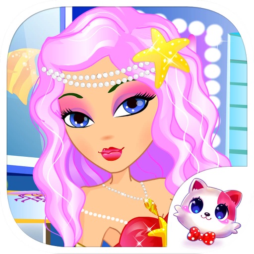 美人鱼公主派对 - 女孩换装搭配美容美搭时尚沙龙游戏 icon