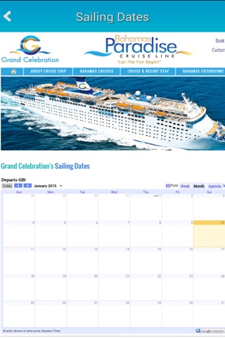 Celebration Cruise Line screenshot 3