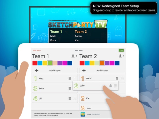 SketchParty TV на iPad